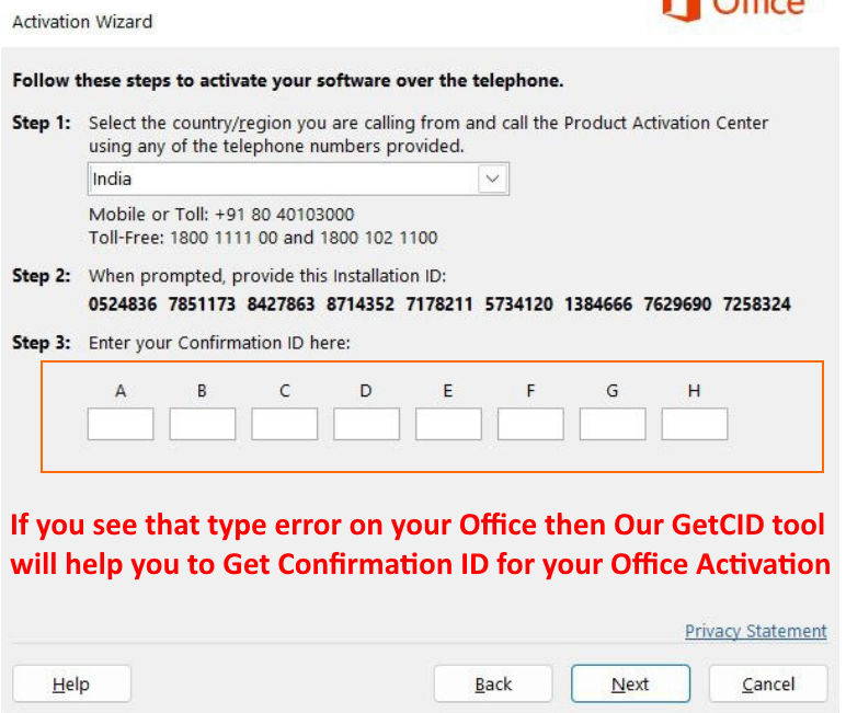 Fix Office 2021, 2019 Activation Wizard Error